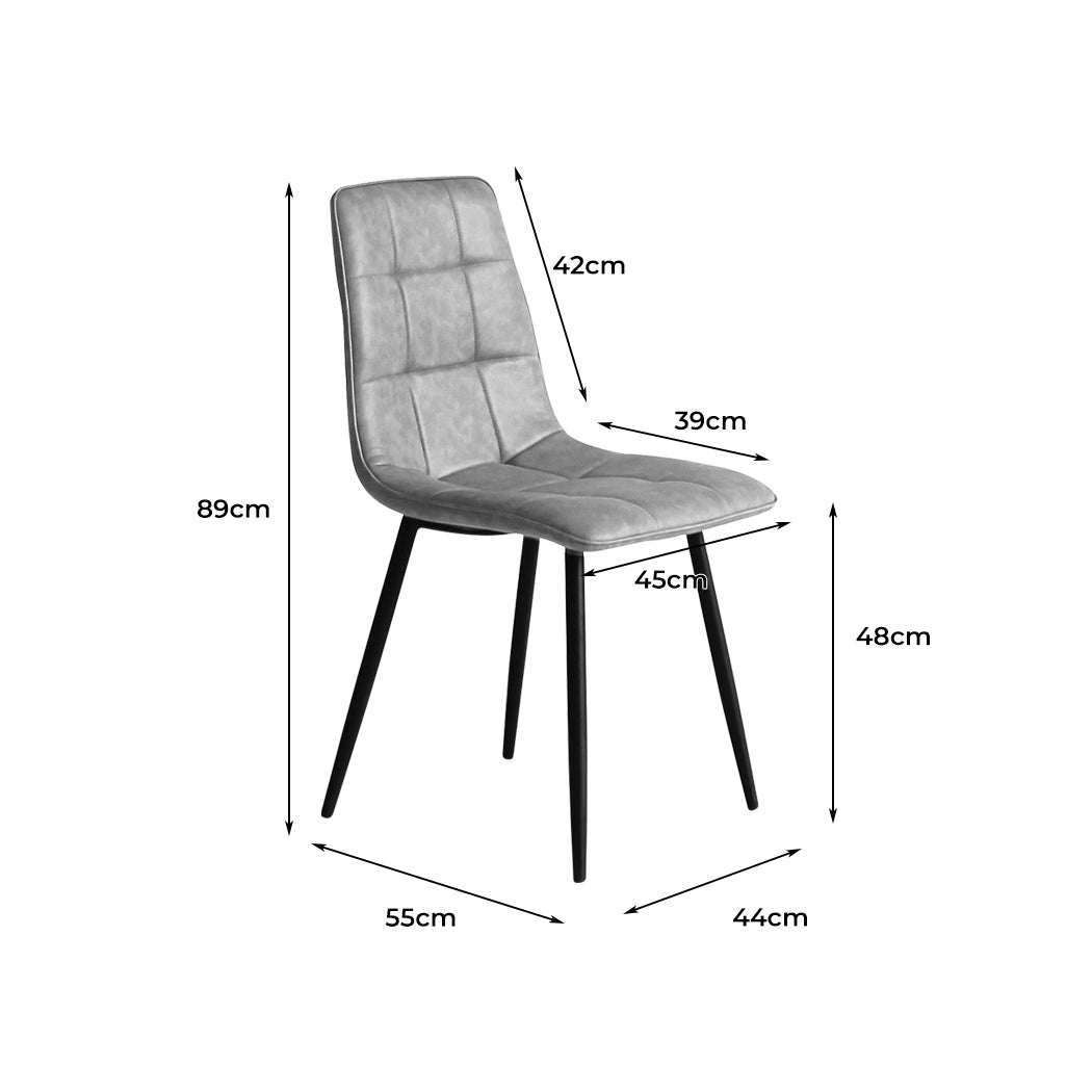 Levede 8x Dining Chairs Kitchen Chair